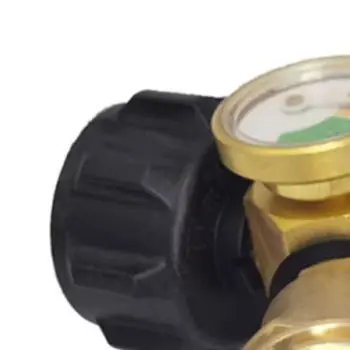 Brass Propane Y for splitter Adapter for Outdoor Cooking with Pressure Monitoring and Independent Outlet Management