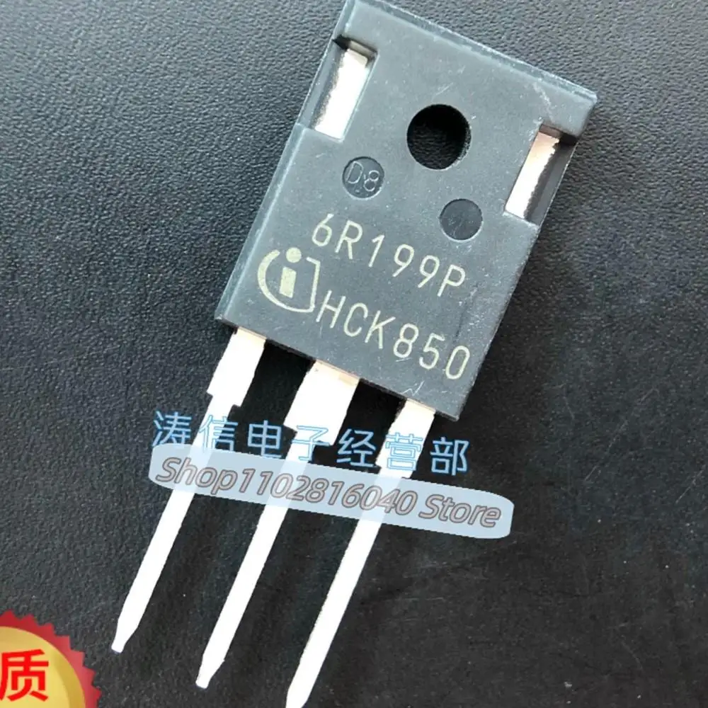 10PCS/Lot IPW60R199CP  6R199P TO-247 650V 16A MOS High Quality Imported Original 