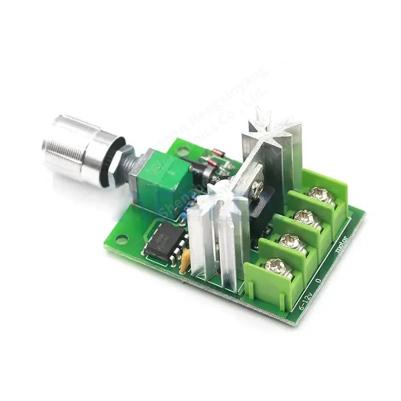 XY-1PCS High Power 6A 6V-12V PWM No-Polarity DC Motor Speed Regulator Controller Board Control Switch
