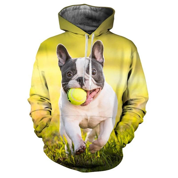 

Hot Sale Men Women English Bulldog Dog 3d Hoodies Long Sleeve Sweatshirts Styles Pullover Tracksuit