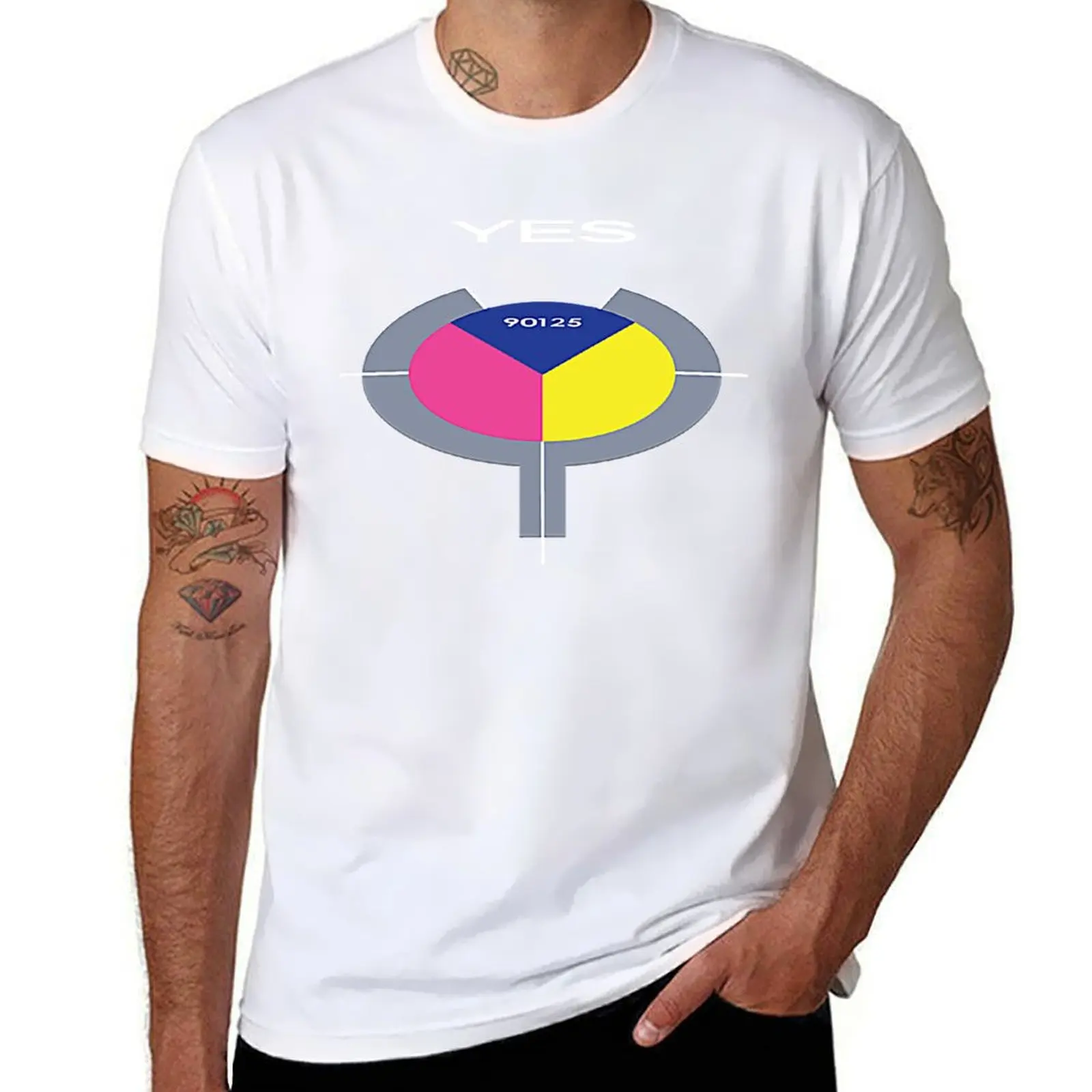 

Футболка Yes 90125 Essential, мужская футболка с рисунком, мужская повседневная футболка