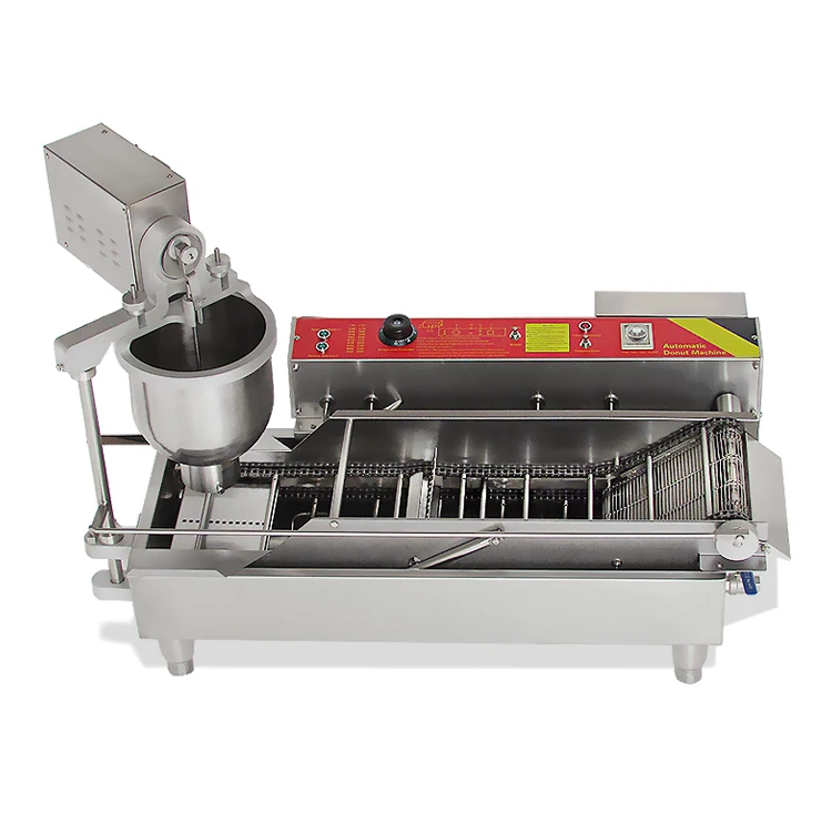 Commercial Stainless Steel Snack Maker Mini Doughnut Making Automatic Donut Machine