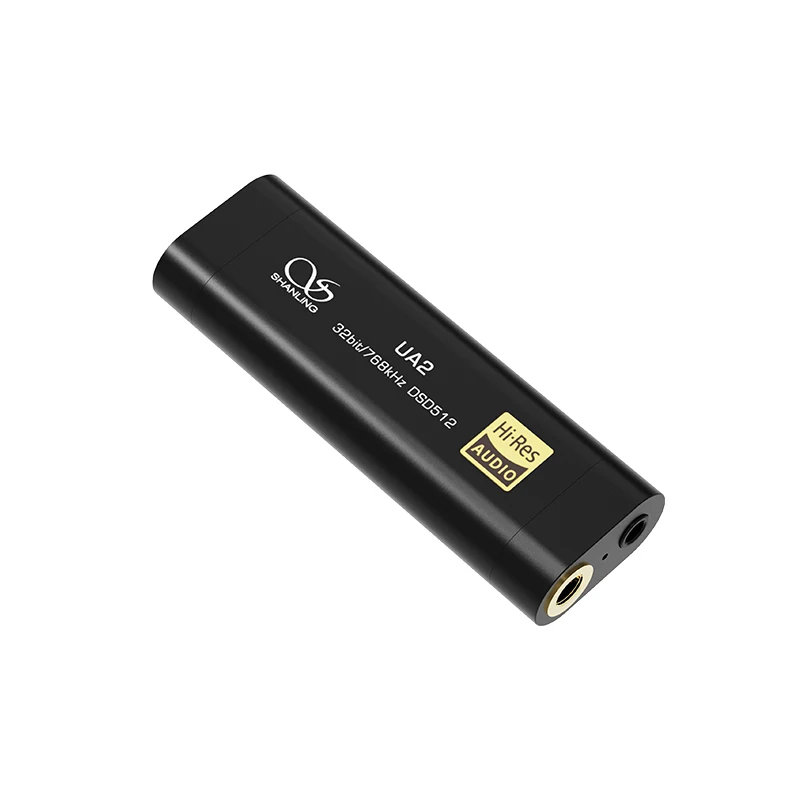 

Портативный USB-кабель Shanling UA2 DAC усилитель для наушников ES9038Q2M PCM768kHz DSD512 Type C до 2,5/3,5 мм совместимый с iOS Android