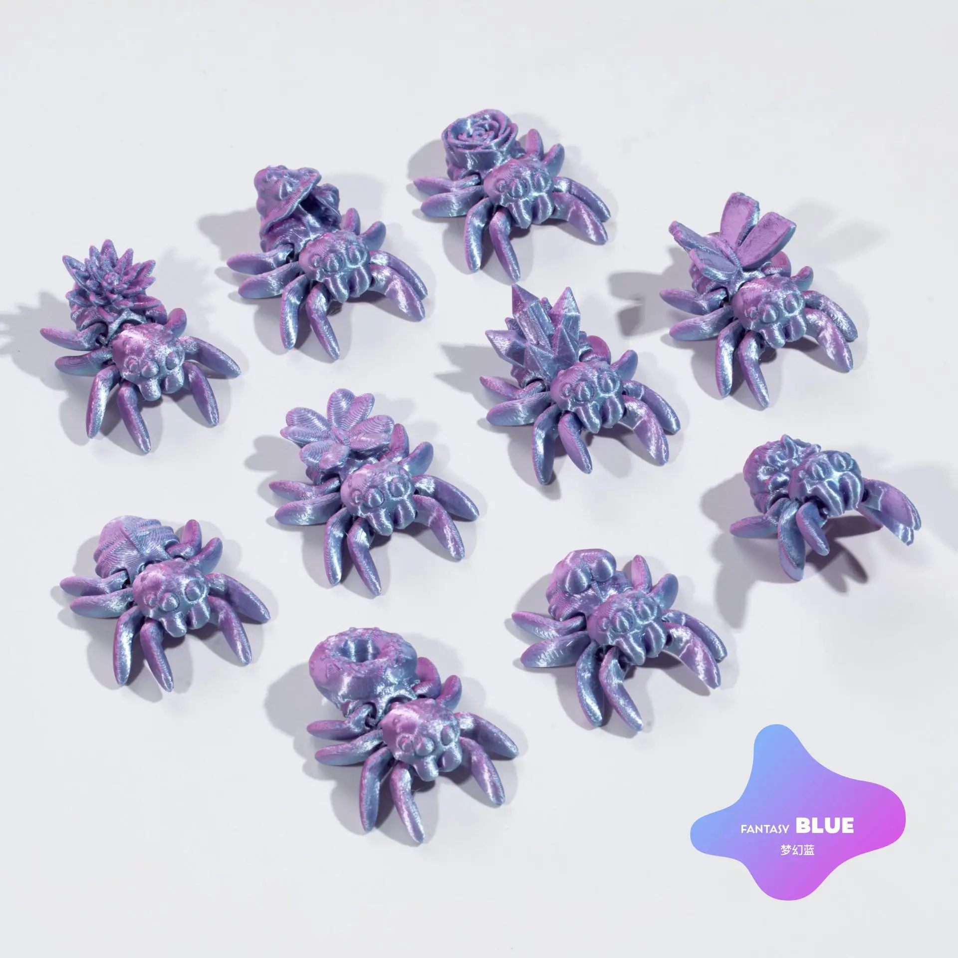 3D printing spider spider cross-border explosion movable joint integrated ornament micro landscape DIY figure gift