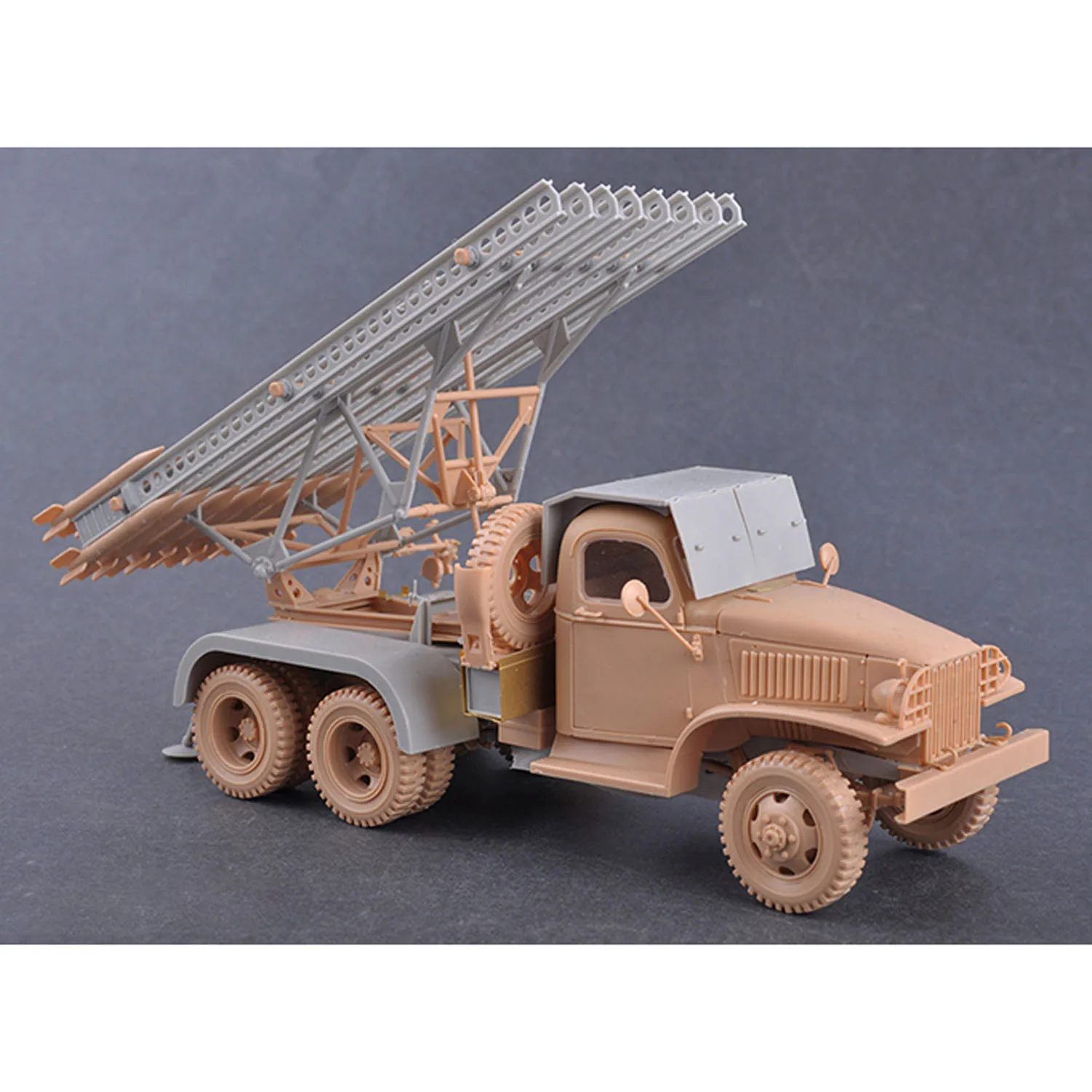 HobbyBoss 1:35 GAZ-AAA with BM13/16 Katyusha Rocket Projectile Static Vehicle Model Kit Toys for Collecting TH24225