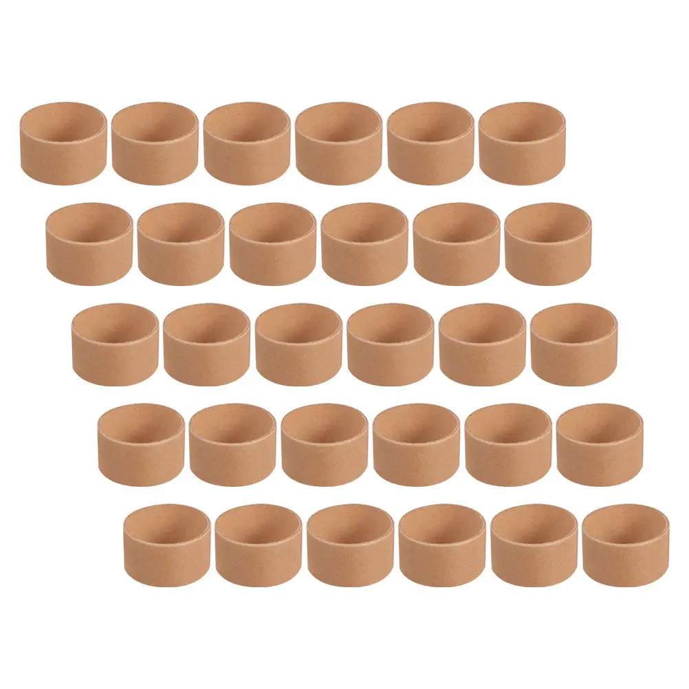 30Pcs Paperboard Tubes Recyclable Craft Tubes for DIY Art Painting Drawing School Projects Home Decoration Supplies