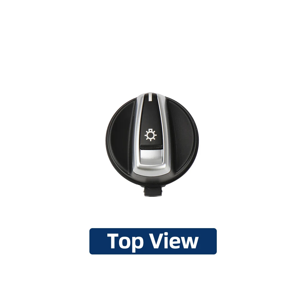 

Headlamp Switch Rotary Knob Button Cap Headlight Switch Adjustment For BMW 3 Series X1 E90 E91 E84 E82 E88 318 320 325 330 335