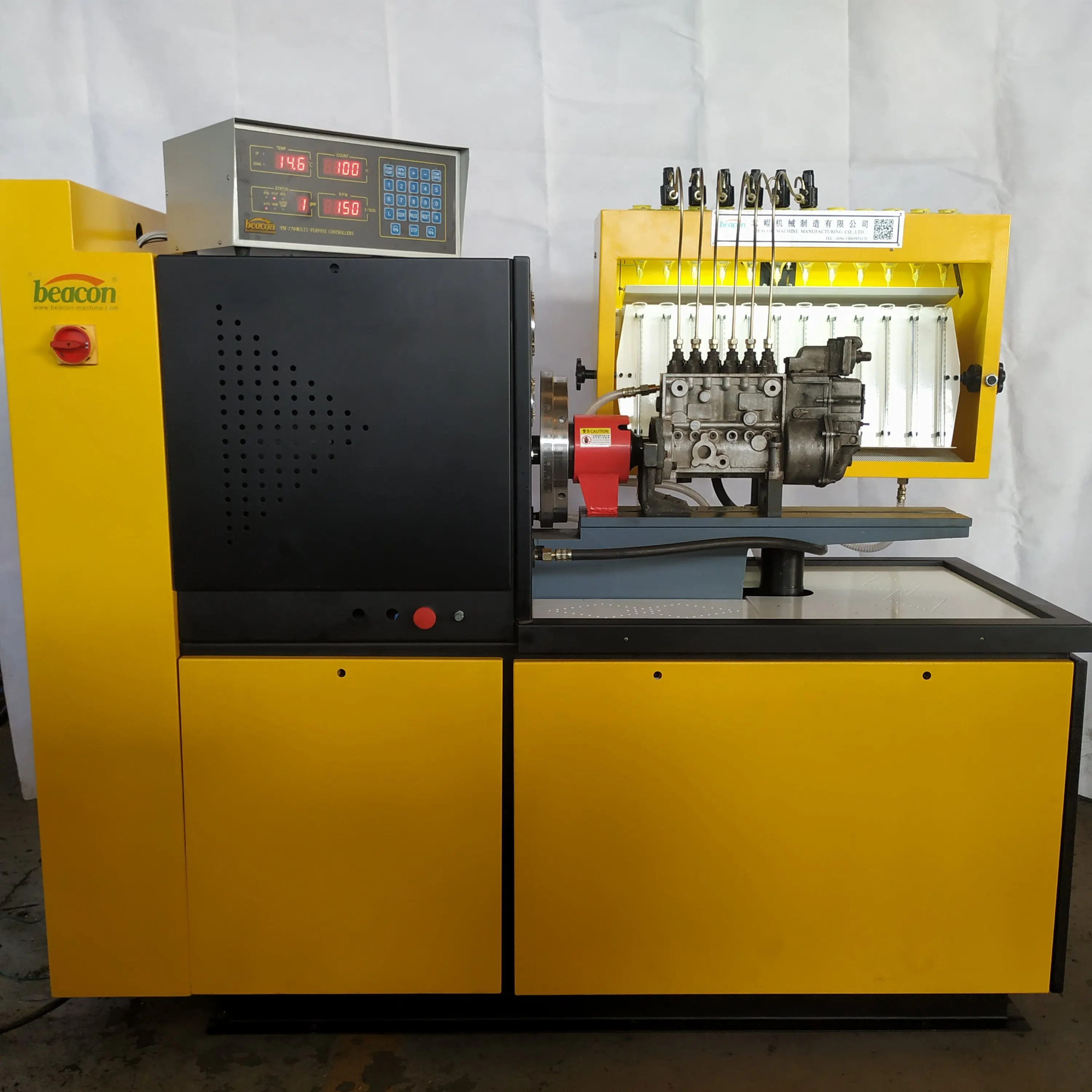 12psb EURO II Mechanical Fuel Injection Pump test Bench diesel Injection Pump test Bank Injection Pump test Stand