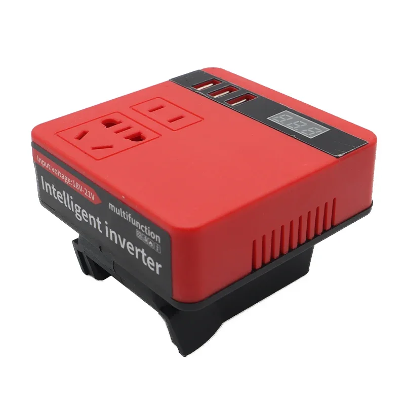 220V Multifunction Intelligent Lithium Battery Inverter Outdoor 120W USB Power Bank For DeWalt for Makita for Milwaukee for Dayi