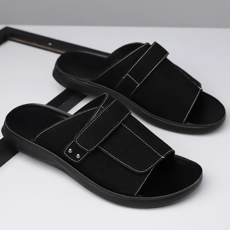 Grenzüberschreitender E-Commerce Neue Sommer-Pantoffeln Modisch Vielseitig Leichtgewichtig Jugendliche Herren Fahr- und Freizeitschuhe Groß-1102 – Detail 7