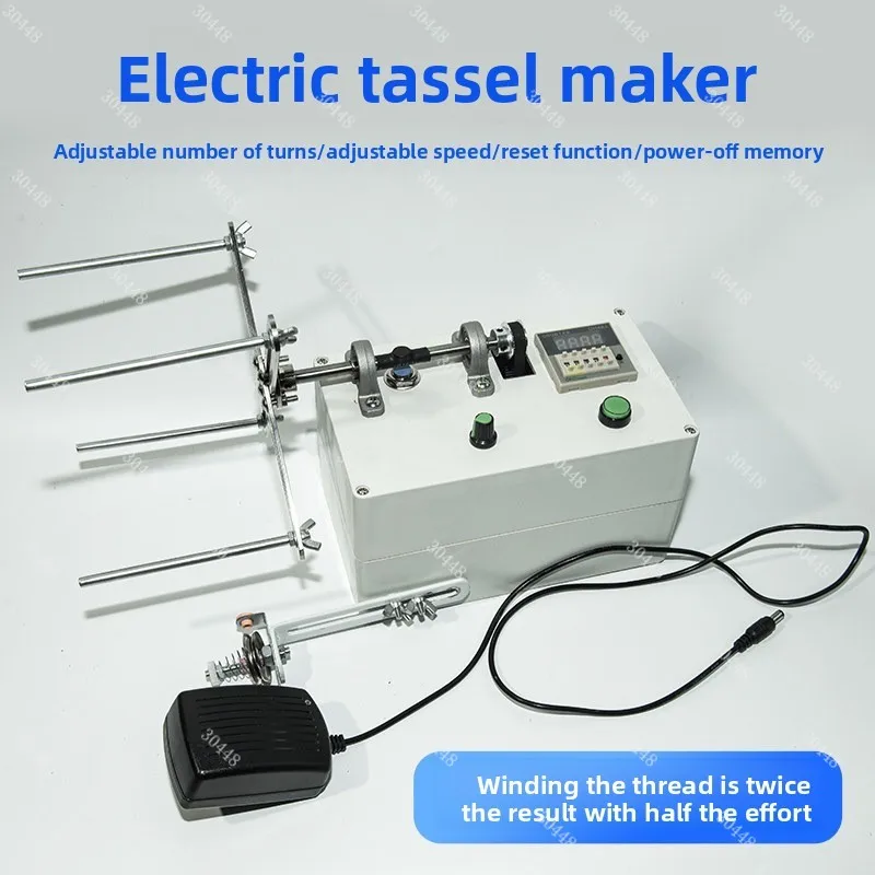 

Arrival Tassel Winding Handmade Hair Accessories Diy Automatic Winding Tassel Automatic Counting Electric Tassel Winding Machine