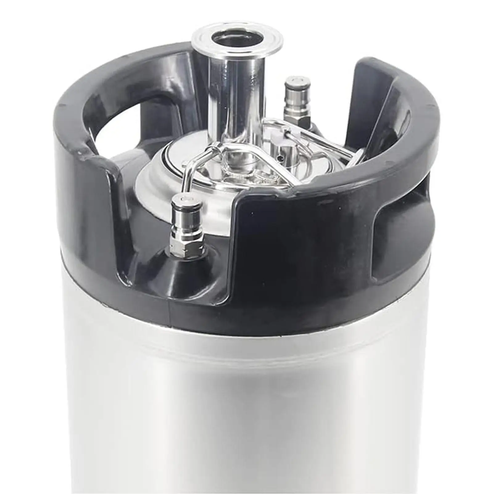 Stainless Steel Corny Beer Keg Lid - 1.5in Clamp Ring for Easy Installation & Efficient Soda Brewing