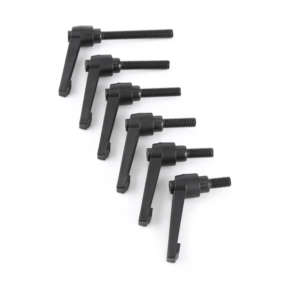 Clamping Lever Clamping Handle Lever M8 16-60mm Clamping Lever Machinery Adjustable Handle Locking External Male Thread Knob
