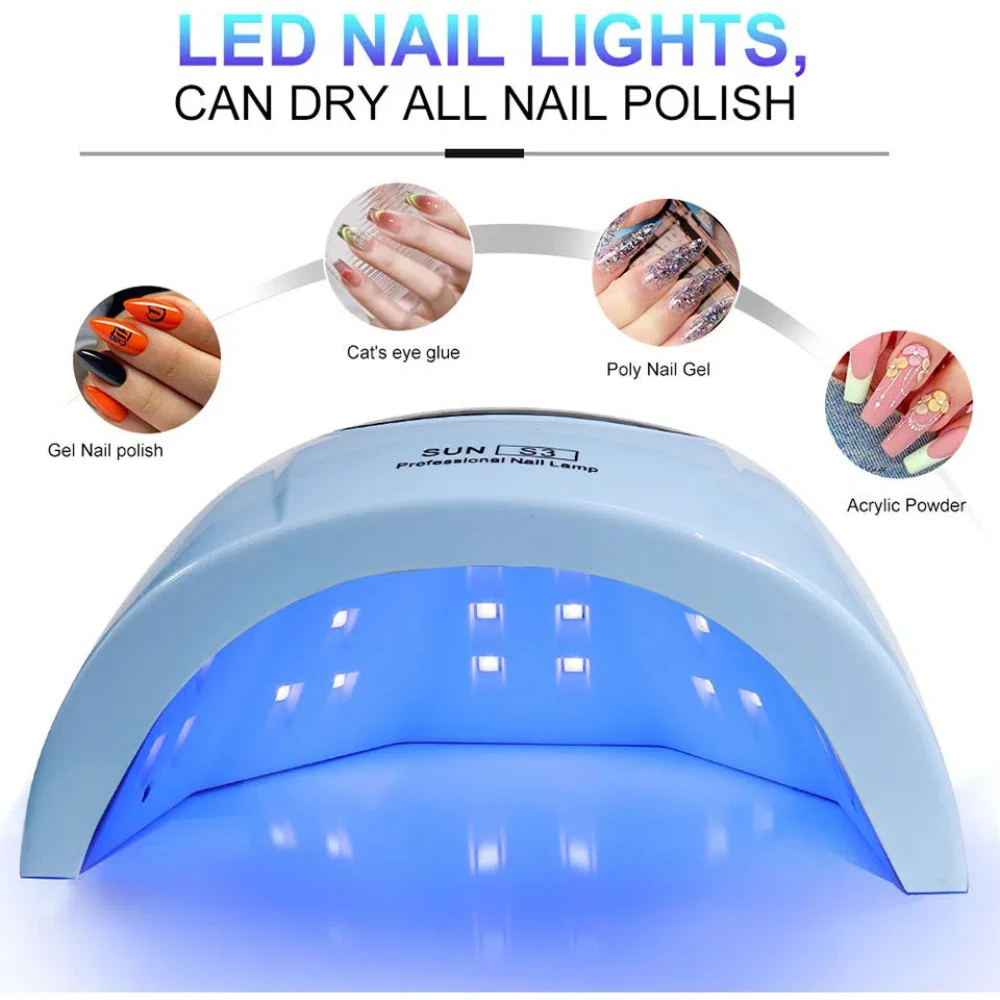 UV LED Nail Lamp Professional Nail Dryer Gel Polish Light Mini Portable USB Nail Dryer for Fast Curing Manicure Tool Salon Use