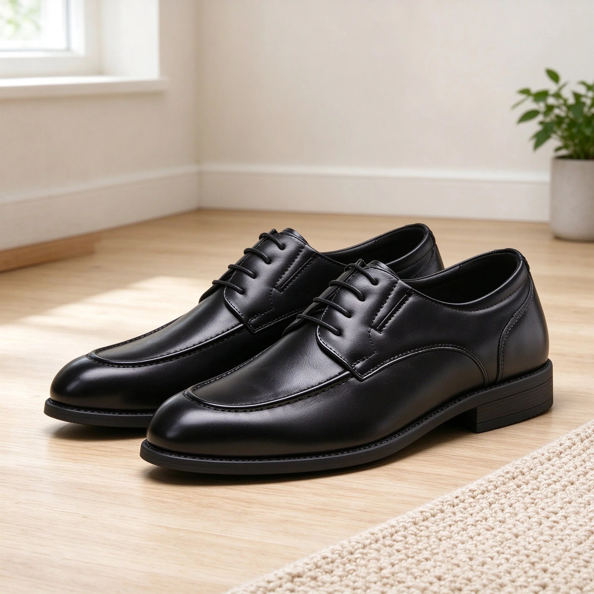 Desai Men's Dress Shoes Faux Leather Classic Plain Oxford Wide Width Fall Winter Men Office Shoes Shoes For Man Men's Shoes