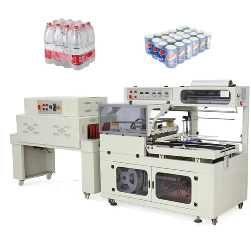 Automatic Shrink Packing Machine Heat Shrink Tunnel Equipment for Food Beverage and Daily Products