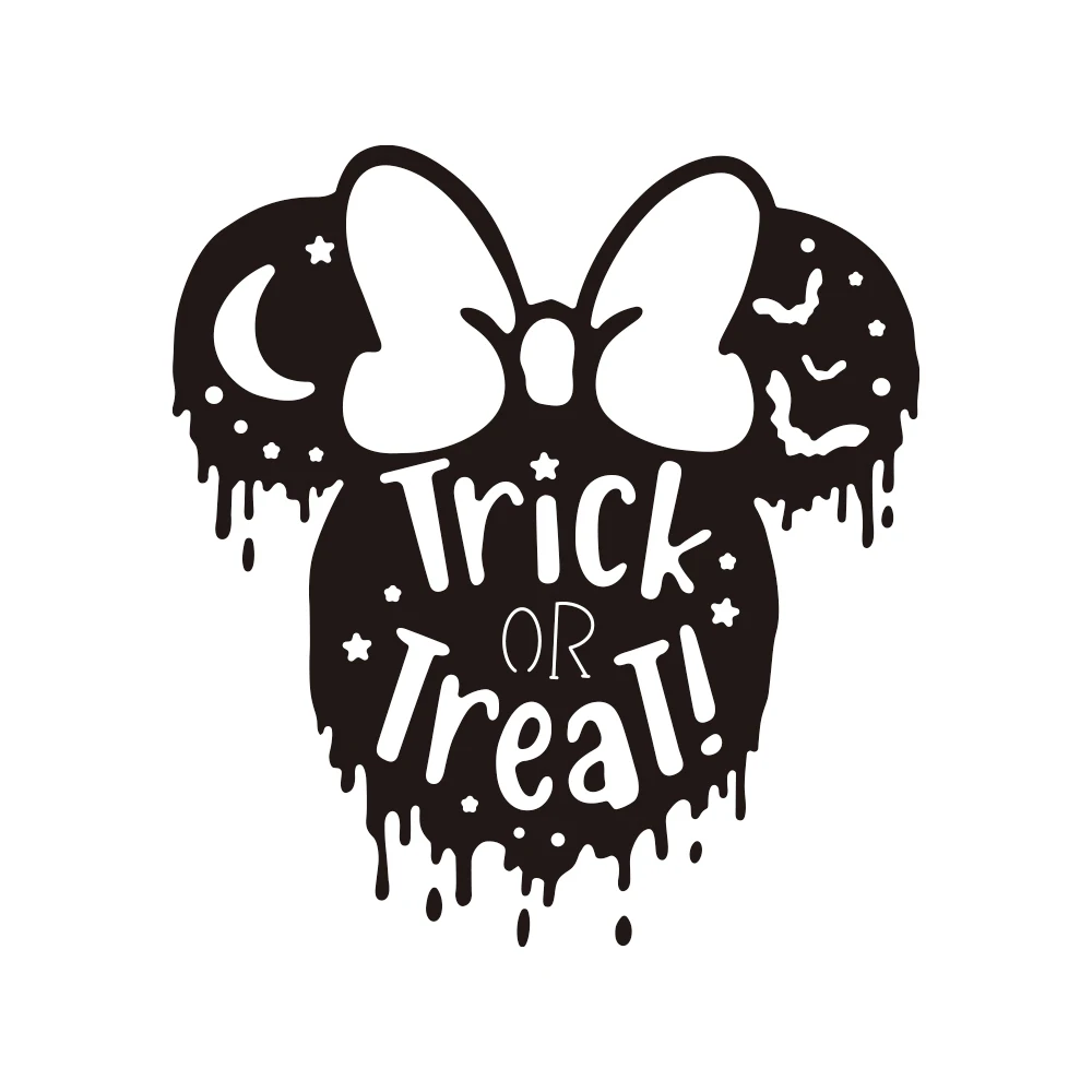 Trick OR Treat Mouse Cutting Dies Disney Halloween Dies for DIY Scrapbooking Album Decorative Paper Cards Crafts Making New 2023