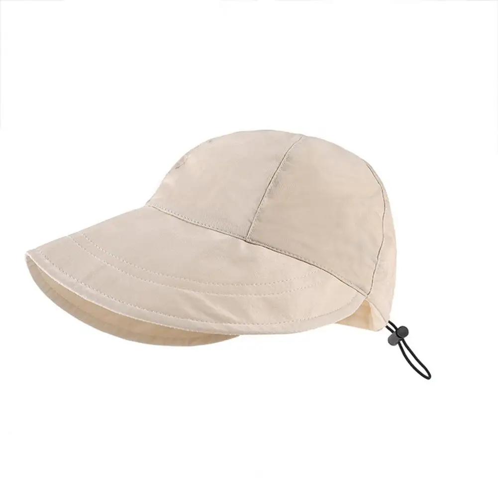 Practical Lady Sunscreen Hat Fashion Accessory Soft Sunscreen Hat Ladies Casual Sun Visor Fisherman Hat Outdoor Use