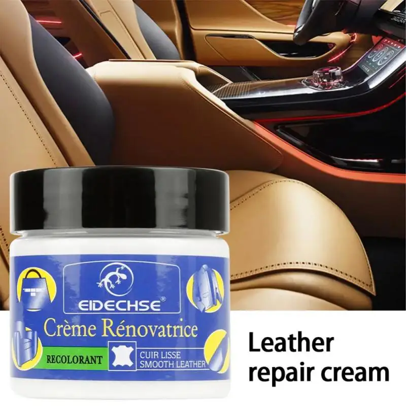 Car Seat Leather Restoration Vinyl Repair Kit Auto Car Seat Sofa Leather Holes Scratch Cracks Rips Liquid Leather Repair Cream