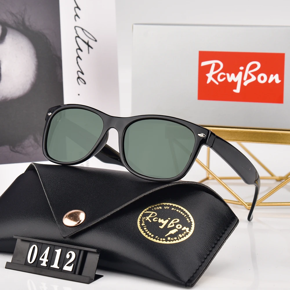 RCWJBON Fashion Polarized Men and Women Sunglasses Classic Retro UV400 Driving Fishing Optical Prescription Sunglasses 2140