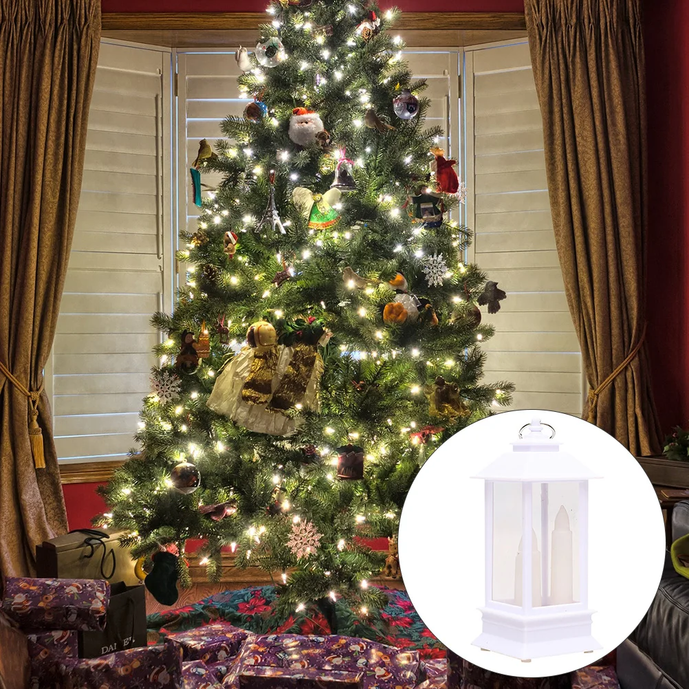 

Simulation Lantern Party Adornment Christmas Light Xmas Lamp Night Wind Decorations