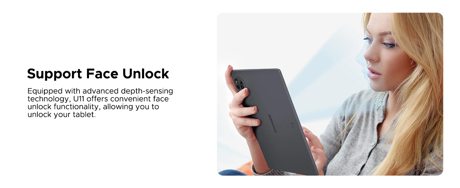 Tablet DOOGEE U11 Android 16, ultra screen 11 inch 90Hz, 4 GB RAM, ROM, battery 8580 mAh, dual top speaker, Supports Widevine L1