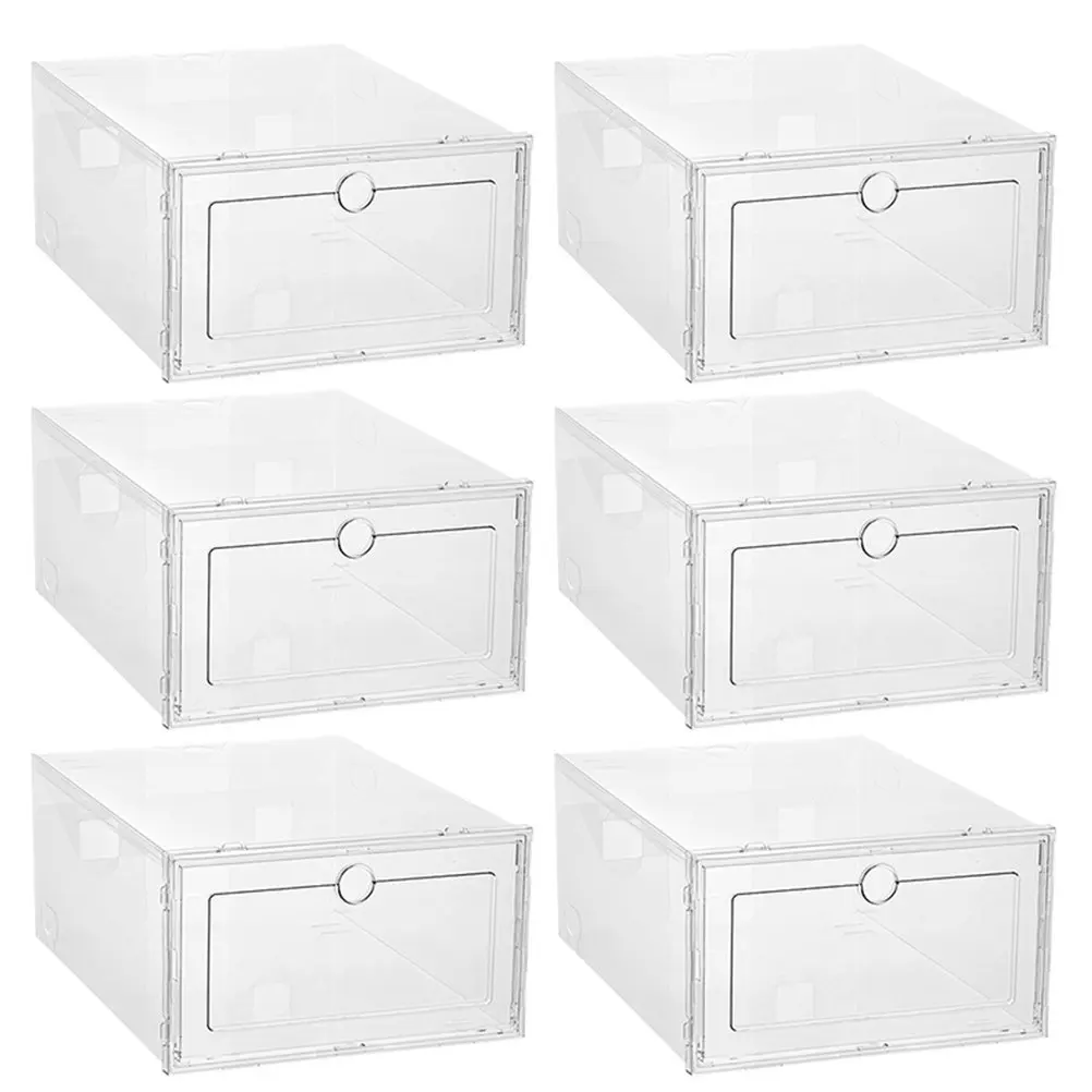 

6 Pcs Neat Shoe Storage Shoes Container Creative Case Simple Drawer Box