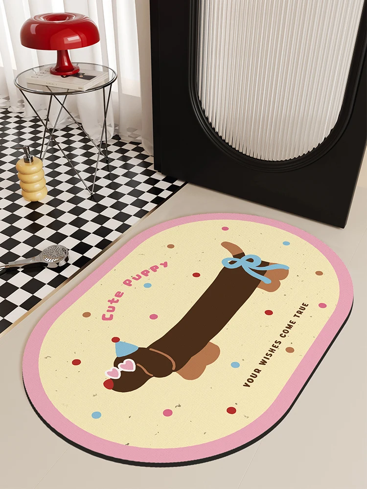 

Batoom Mat Ultra Absorbent Qui Dry Non Slip Door Mat Toilet Wa Basin Home Carpet Floor Rug Comfortable Soft Material