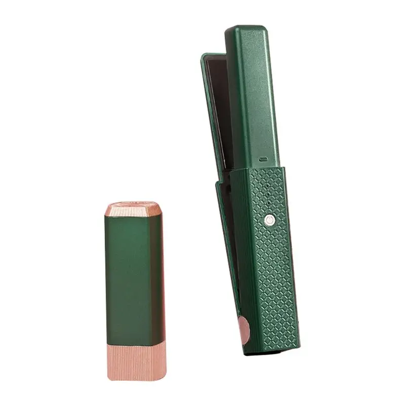 A05G-Wireless Hair Straightening Splint Straight Hair Stick Portable Straight Curling Stick Inner Buckle Bangs Styling Tool
