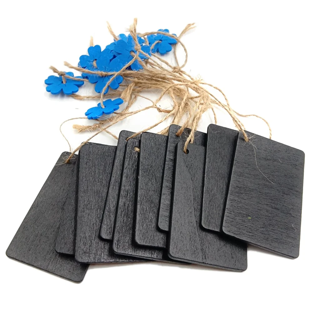 10 Pcs Small Blackboard Wall Decor Plaques Decoration Decorations Welcome Sign Hanging Household