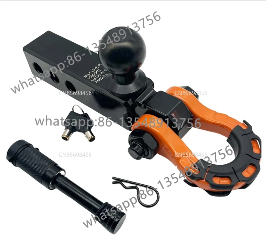 Aluminum Trailer Hitch Ball Shackle Tow Arm for RV Car Modification Accessories