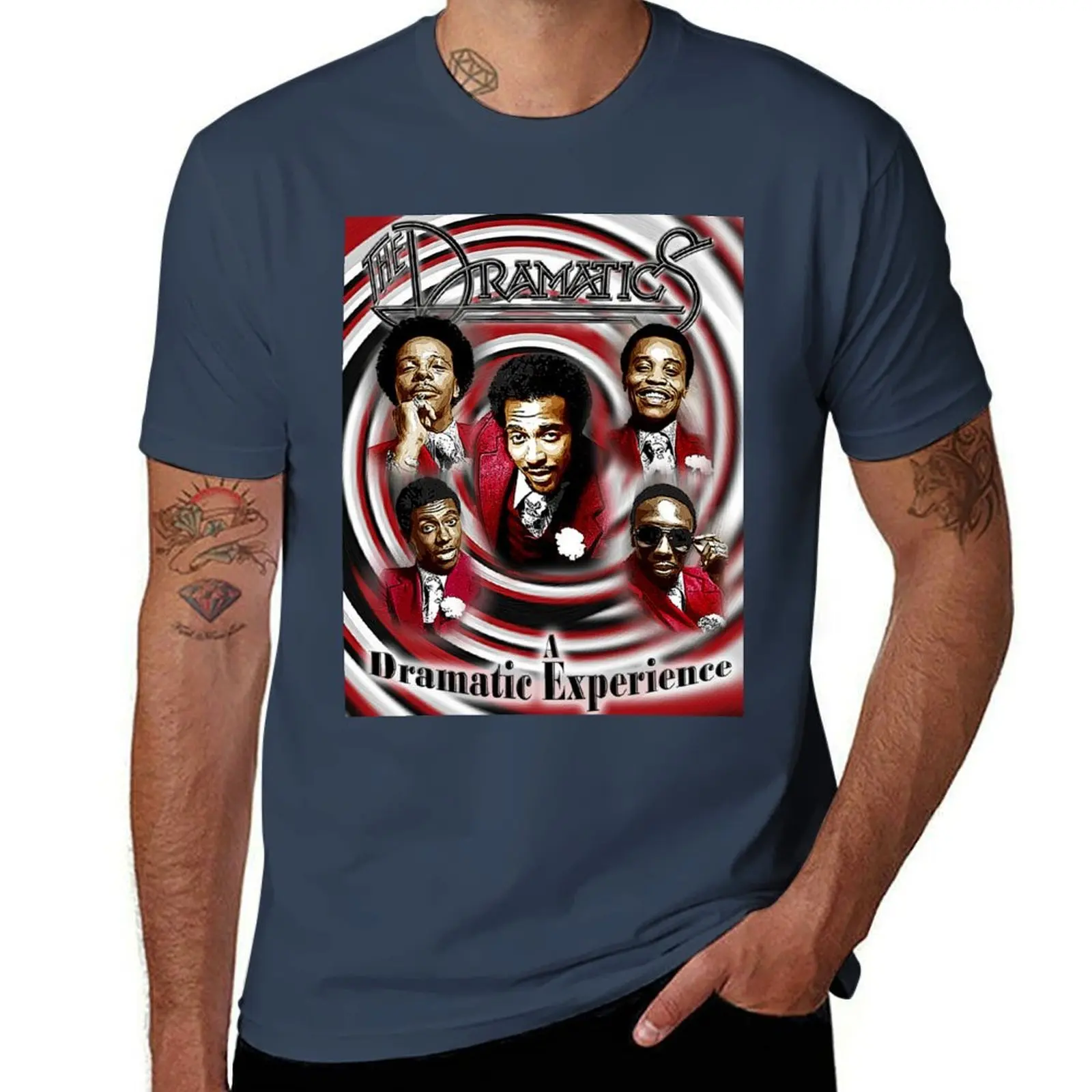 

The Dramatics A Dramatic Experience D-8 Poster T-Shirt g man t shirts for men graphic t shirts for man T-Shirt