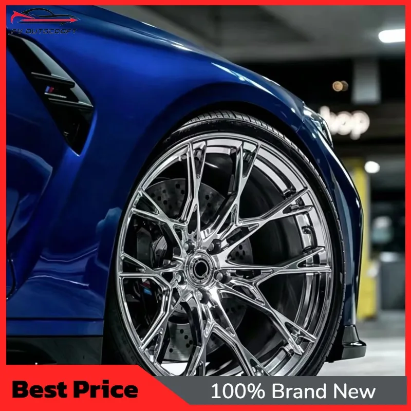 【2026】Custom 16-24 Inch Forged Wheels 5x120 5x114.3 Wheels Deep Concave Chrome Design Aero Forged Rims For BMW G20 M340i M3 G80