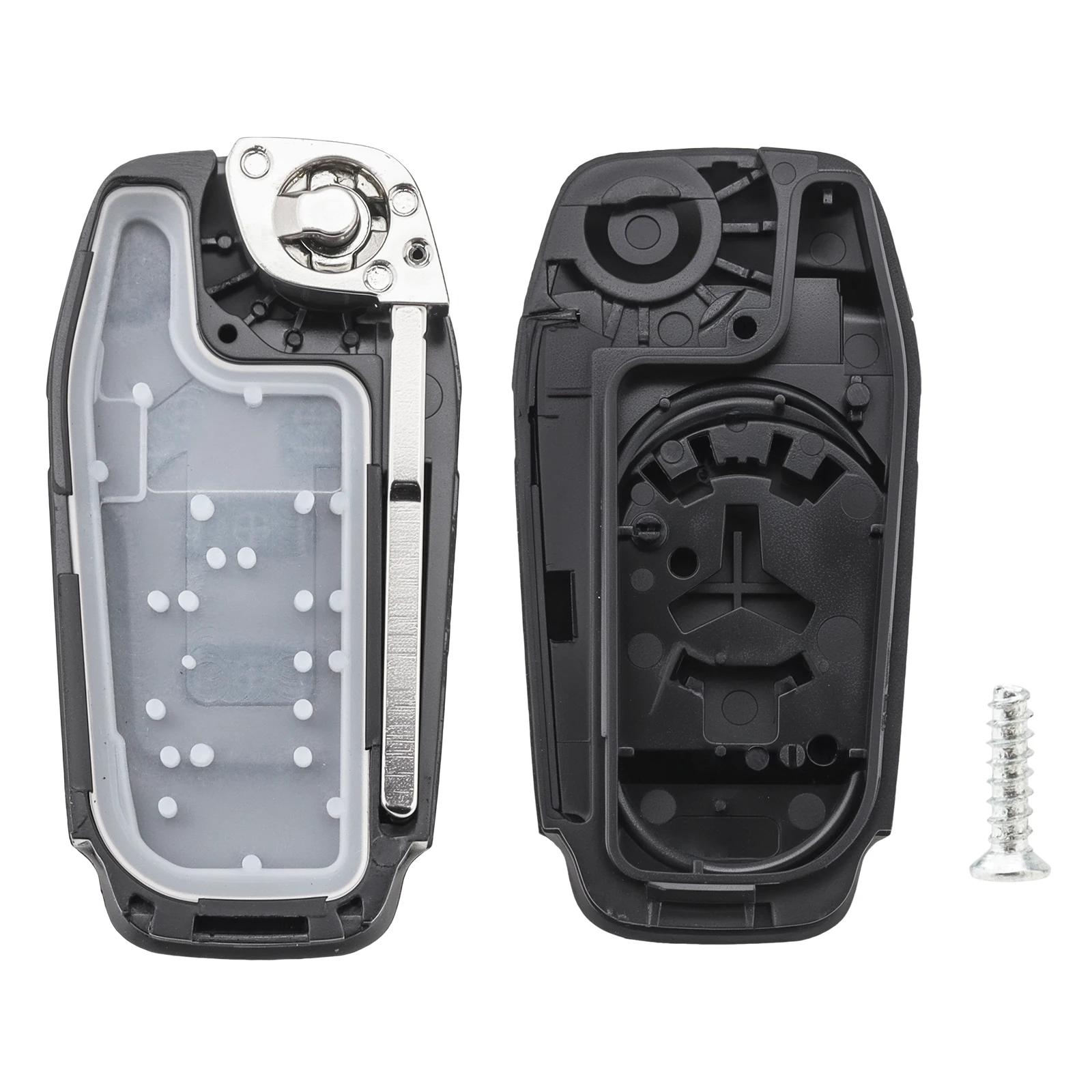 4 أزرار سيارة مفتاح بعيد فوب قذيفة صالح لفورد F150 N5F-A08TDA 5923694 للطي الوجه مفتاح تحكم عن بعد قذيفة غطاء #5