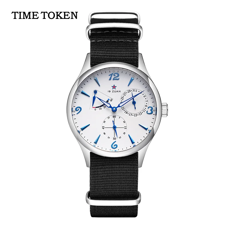 40mm 1963 Pilot Mechanical Wristwatch Seagull Movement ST1780 Watch for Men Luminous Waterproof Wristwatch Sapphire Sport Clock