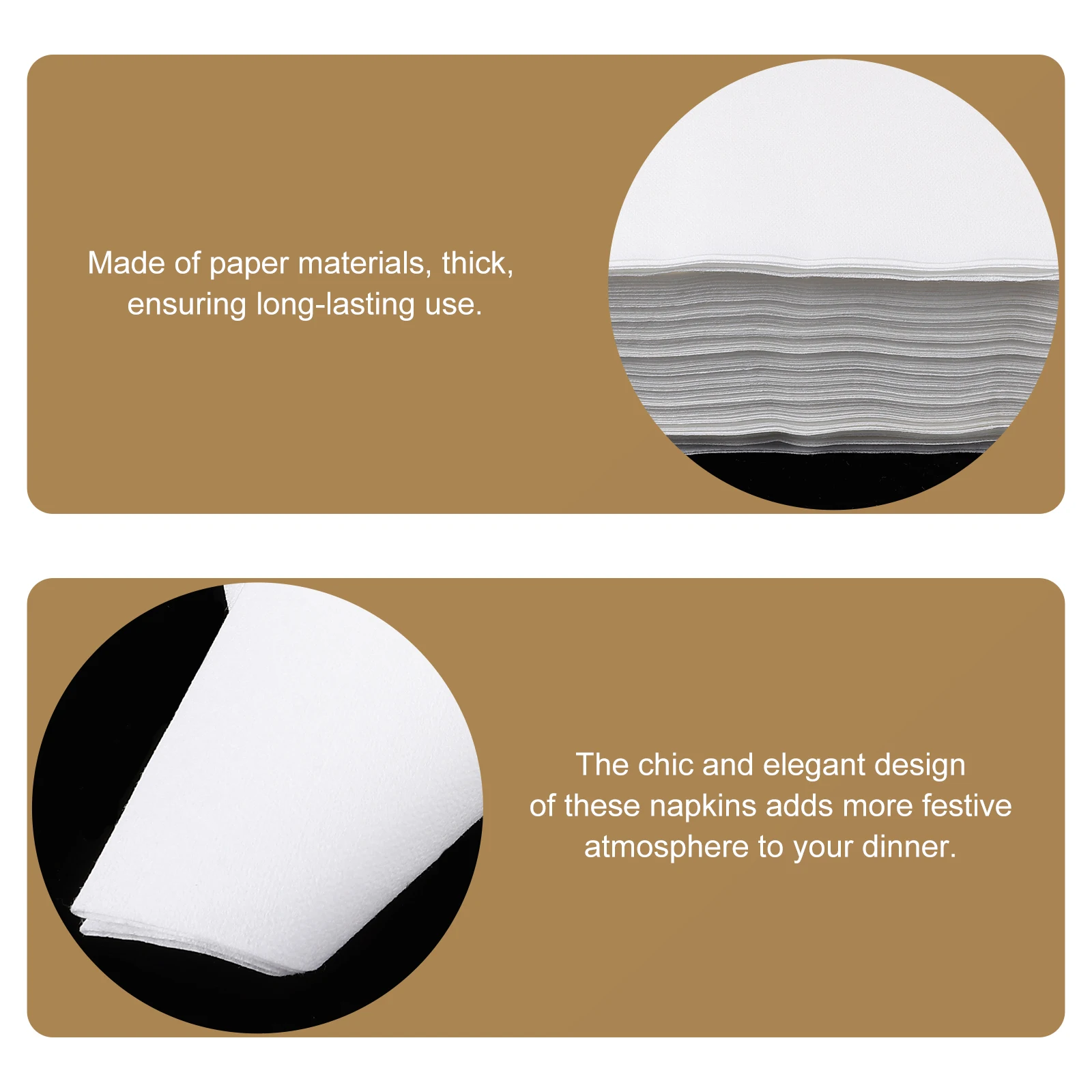 

50pcs Paper Napkins Disposable Thickened Wedding Party Disposable Napkin Napkins Hotel Restaurant Use Elegant Tissue