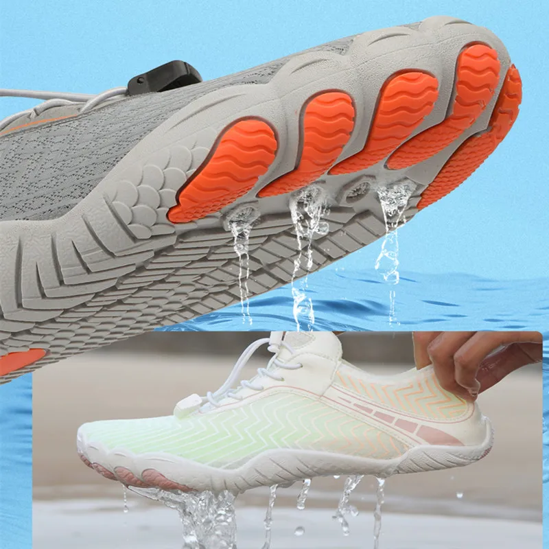 Men's Water Shoes Barefoot Shoes Women's Quick Drying Water Sports Outdoor Wading Shoe Swimming Surfing Beach Sneakers