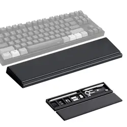 Keyboard Wrist Rest Pad Ergonomic Soft Memory Foam Support Desktop Storage Box Easy Typing Pain Relief for Office Home