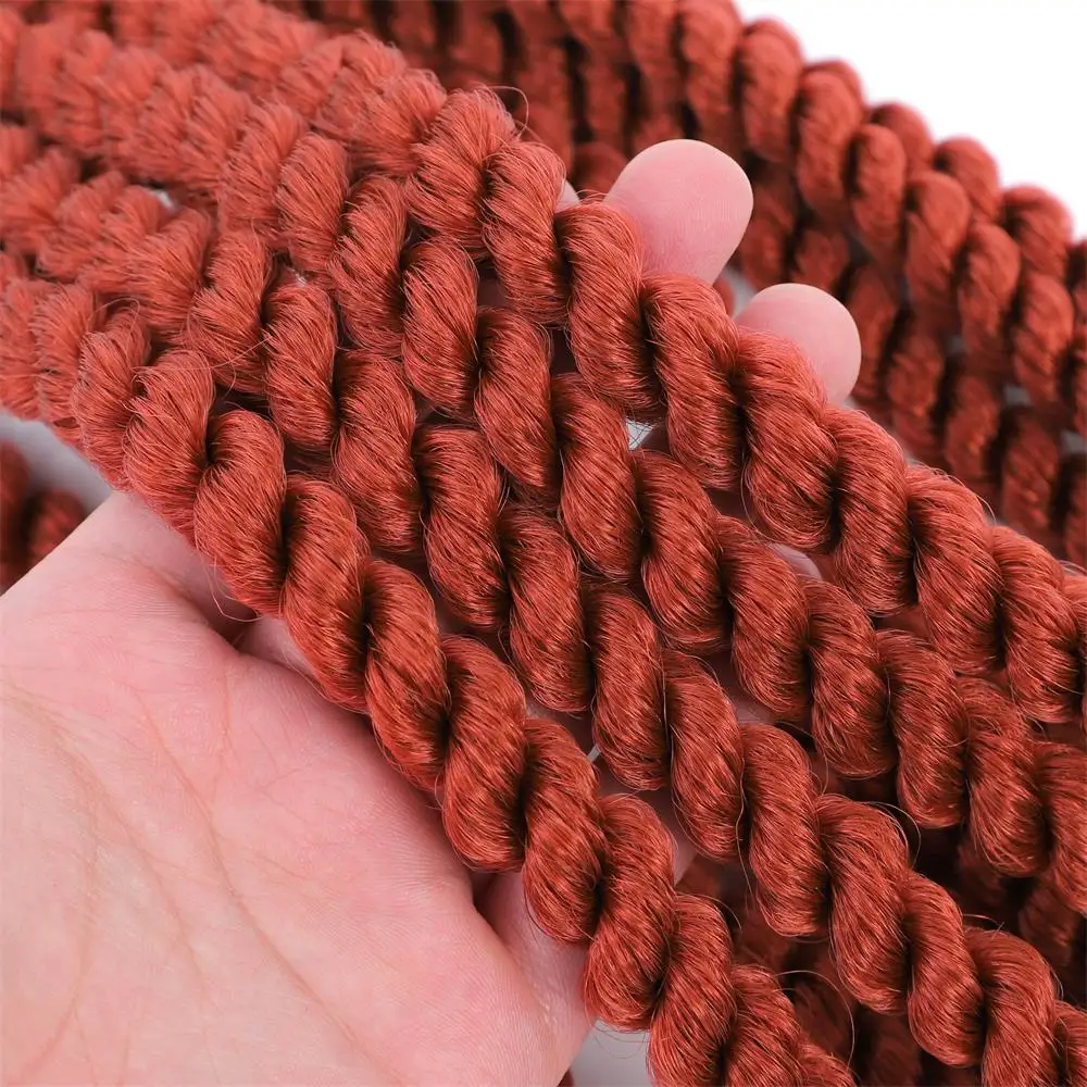 Havana Twist Crochet Hair Jumbo Synthetische Flechthaarverlängerungen Dicker Zopf Vorgefertigter Schutzstil Schwarz für Frauen Natürlicher Look – Detail 6