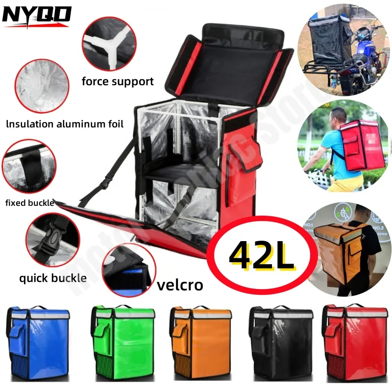 Extra Large Thermal Food Bag Cooler Bag Refrigerator Box Fresh  Keeping Food Delivery Backpack Insulated Cool Bag