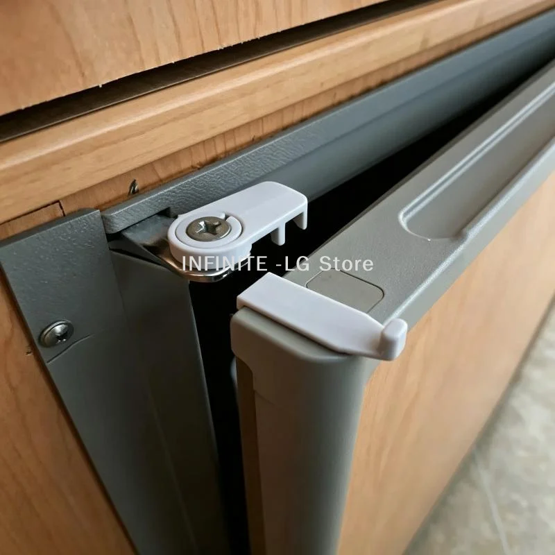 RV Fridge Door Latch Replacement Catch Lock Accessory Durable Plastic For Camper Refrigerator CabinetINFINITE -LG