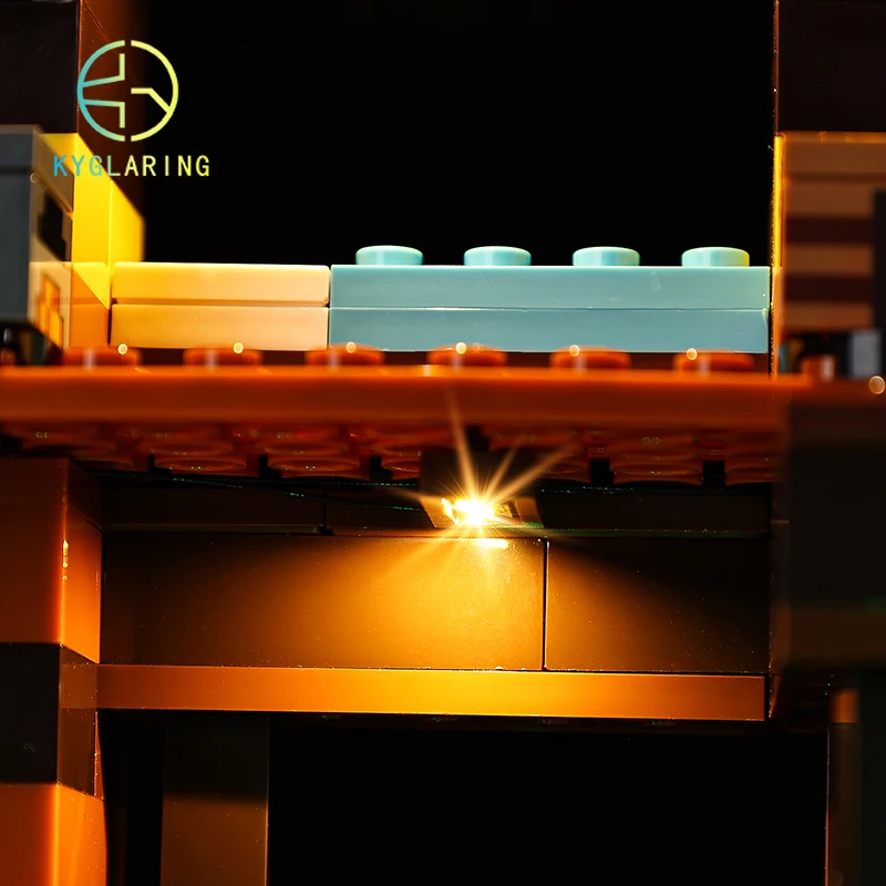 Kyglaring LED Light Kit For 21263 The Badlands Mineshaft Building Blocks (Only Light Kit Included)
