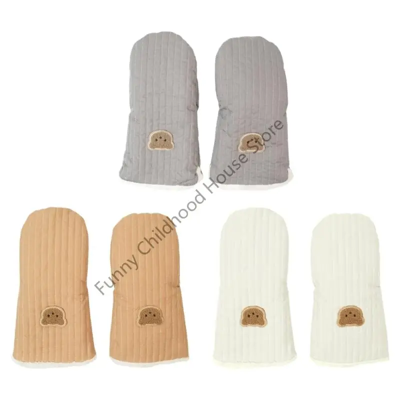 

D0LA 1 pair Breathable Polyester Strollers Hand Cover Warm Gloves for Most Models for Men and Women