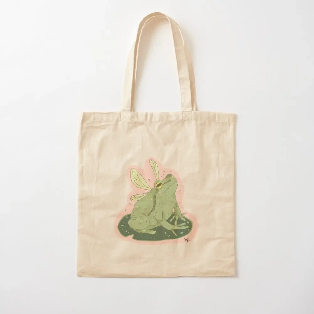 Fairy Froggie Tote Bag Women's shopping bag Big bag Shopping bags tote men's