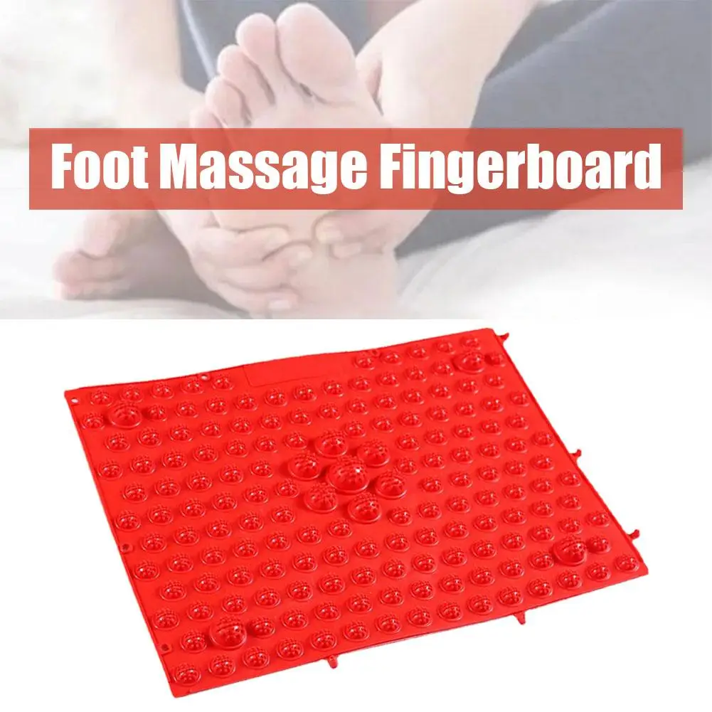 Reflexologia profissional Finger Pressure Massage Pad, circulação sanguínea placa Mat para massageador, Hot