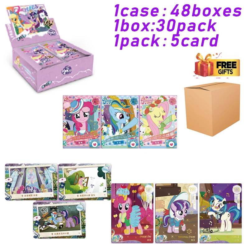 KAYOU My Little Pony Collection Cards Quying Pack Tier2 Wave4 - Holo Rare Pony Cards Kids Toys Card Games Trading Cards