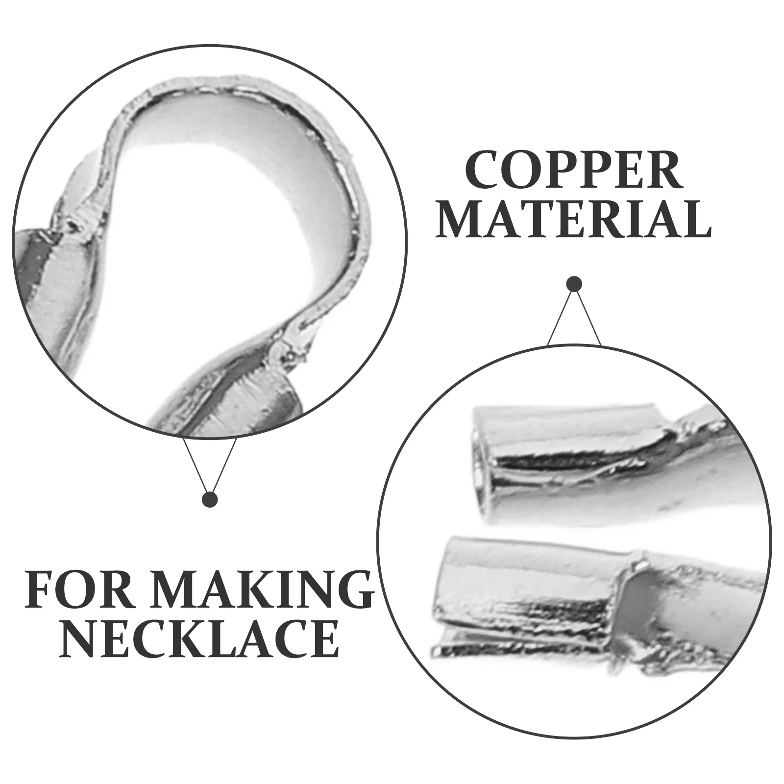 100 قطعة U شكل سلك الحارس النحاس الموضوع الحرس Diy بها بنفسك صنع المجوهرات أقراط أساور القلائد الاكسسوارات الحرفية العرض #5