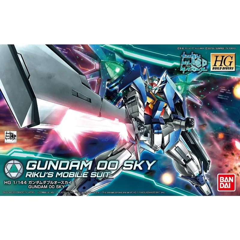 

В наличии Bandai Genuine HG GUNDAM 00 SKY Gundam аниме фигурка в сборе модель игрушки подарки