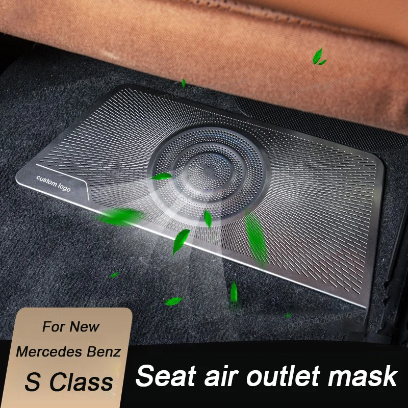 

For Mercedes Benz S-Class W223 V223 2021 2022 2023，Air Outlet Protection Dust Cover Under The Seat Car Interior Auto Accessories