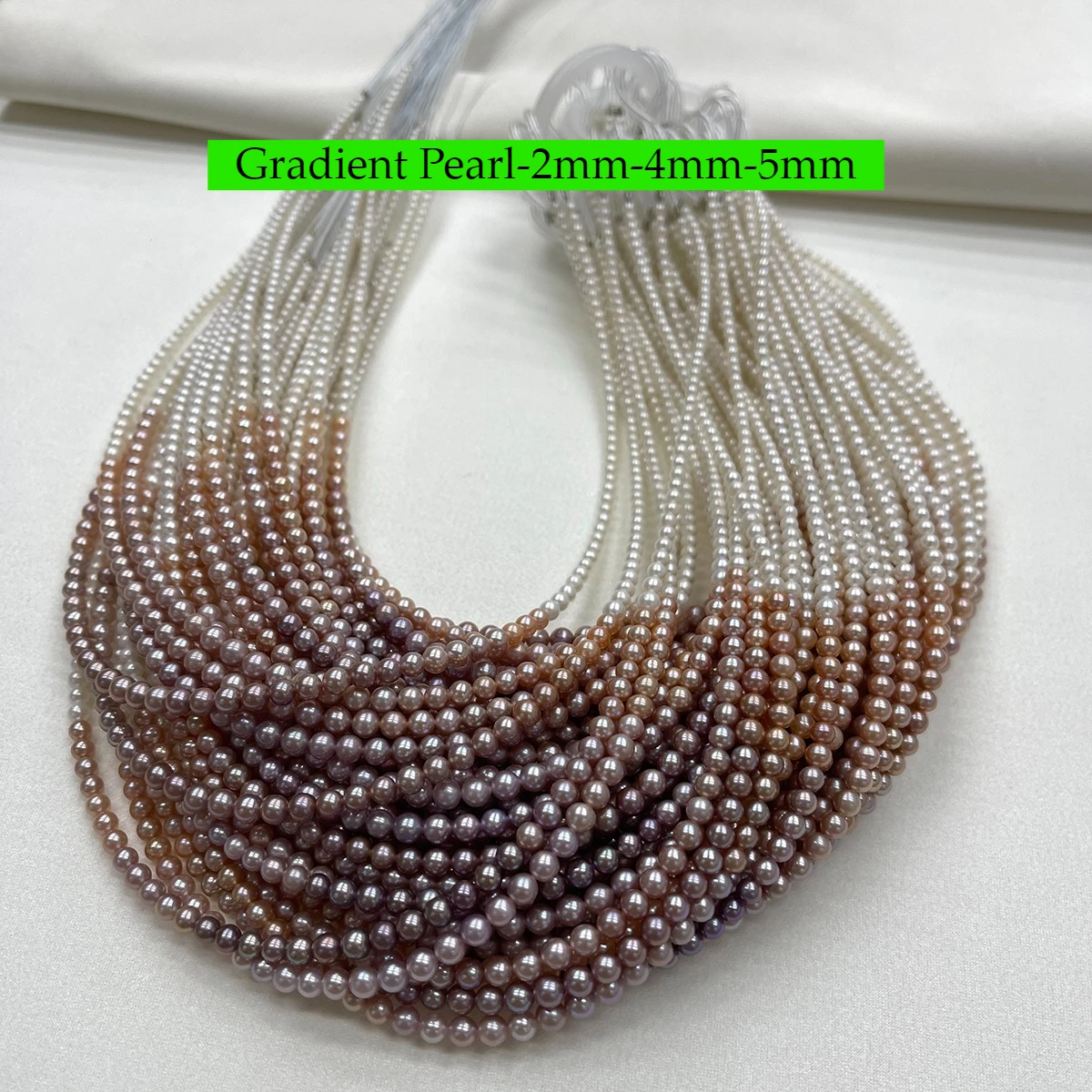 

Gradient Pearl Natural Freshwater Pear Round Pearl 2mm-4mm-5mm For Jewelry Making DIY Necklace Earrings Bracelet Accessory